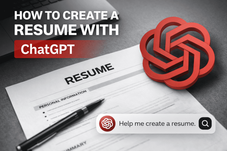 Creating a resume with ChatGPT